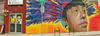 Colorful mural on a building in North Denver